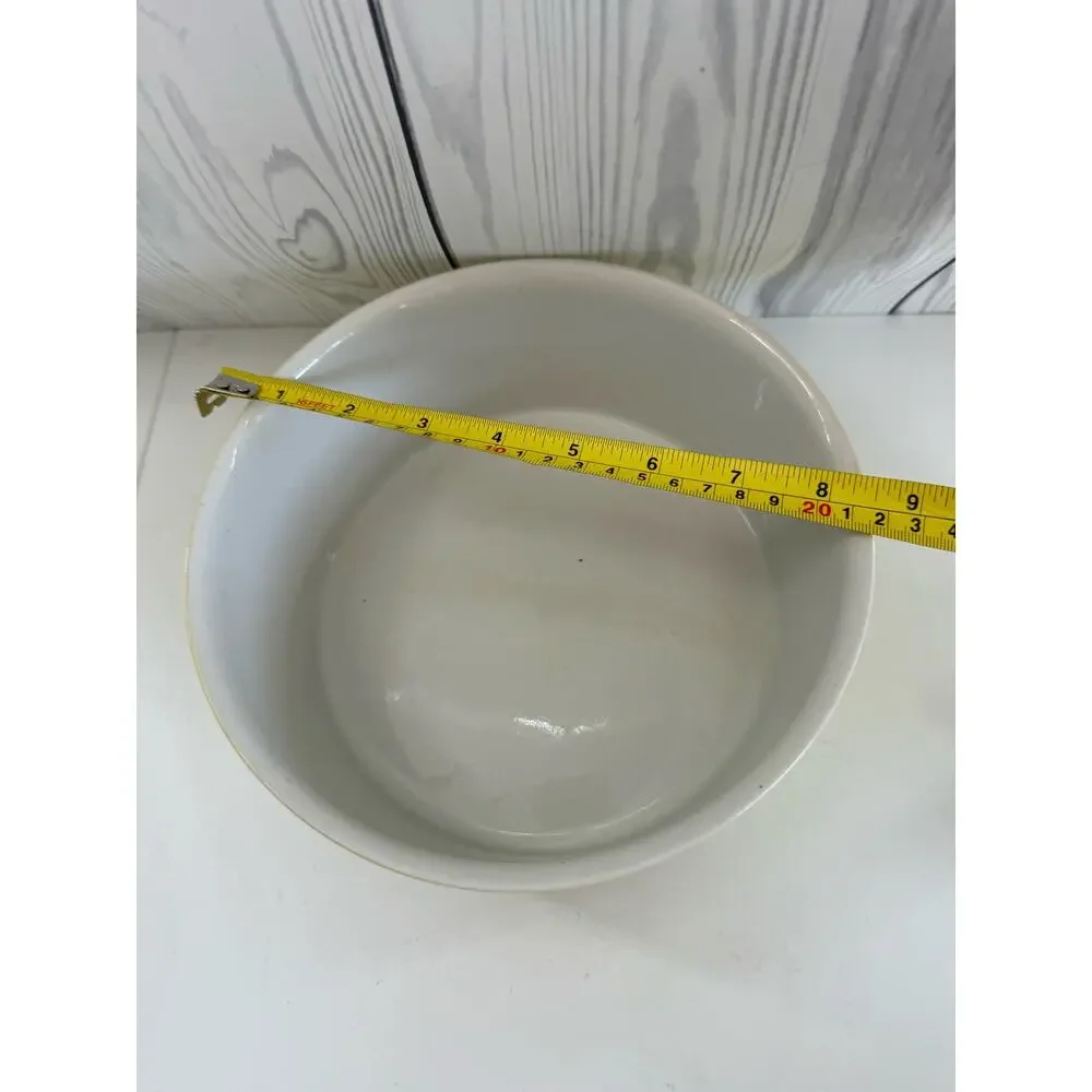 Vintage Villeroy & Boch Set of 3 MCM 50s/60s Nesting Casserole Bowls Yellow